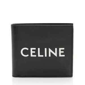 Celine Calfskin Logo Bifold Wallet